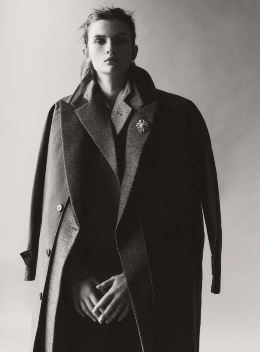 Lara Mullen by Tom Schirrmacher for Elle France November 7th, 2024