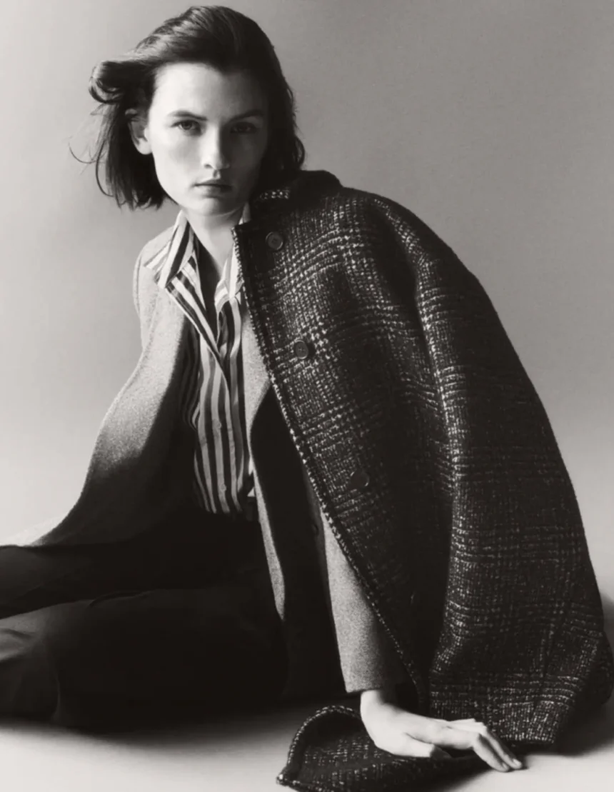 Lara Mullen by Tom Schirrmacher for Elle France November 7th, 2024