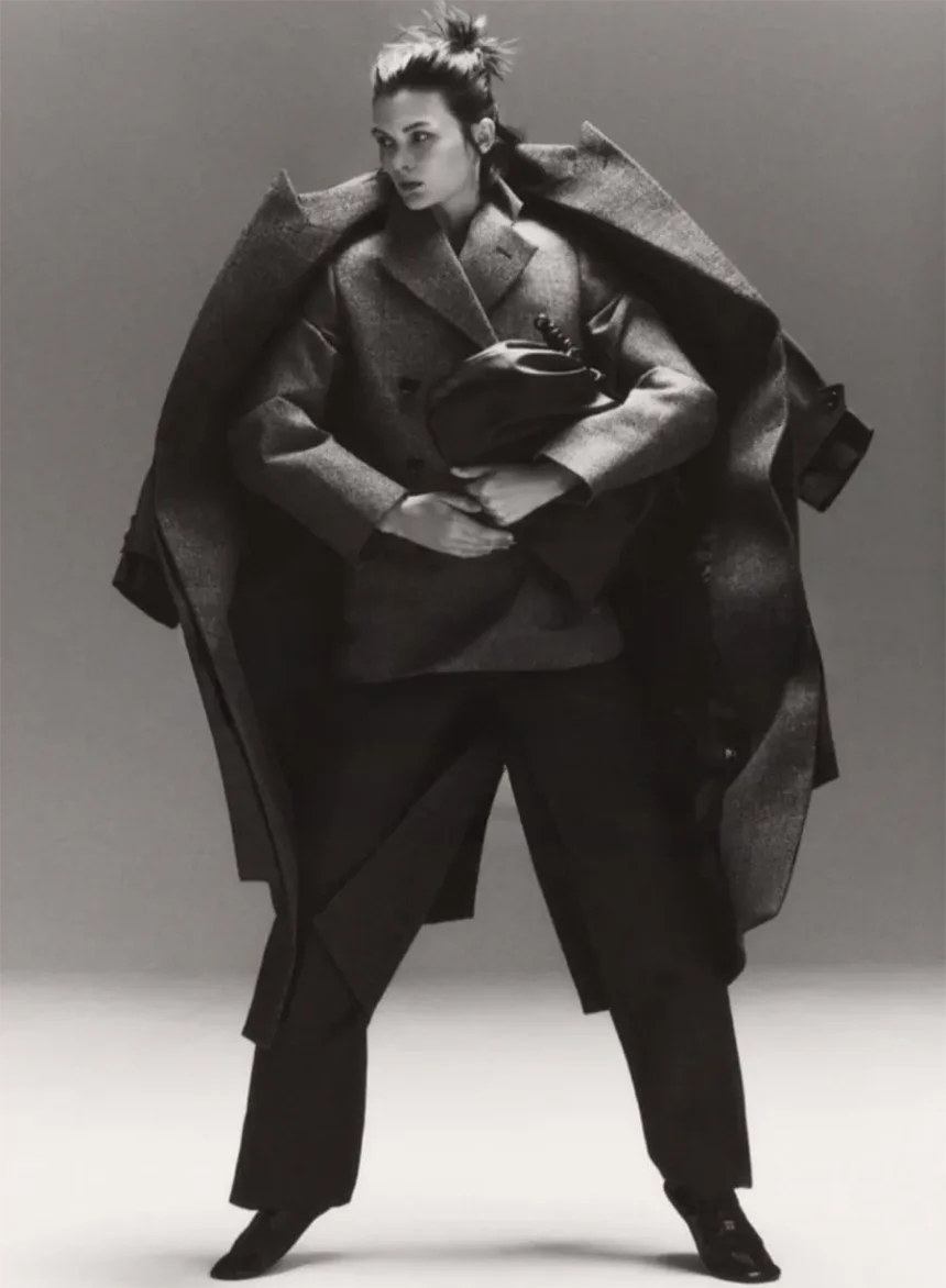 Lara Mullen by Tom Schirrmacher for Elle France November 7th, 2024