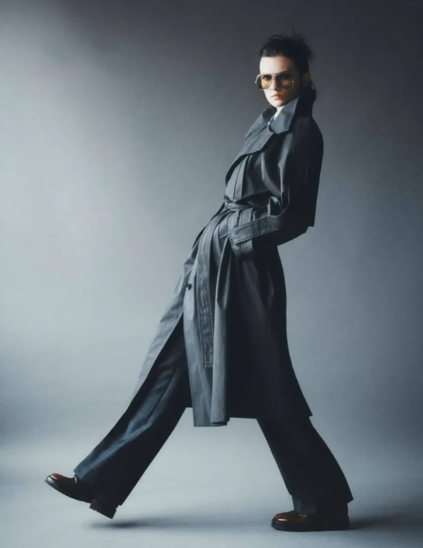 Lara Mullen by Tom Schirrmacher for Elle France November 7th, 2024