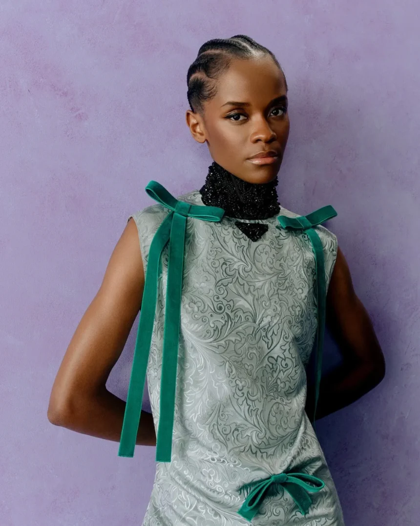 Letitia Wright covers Elle UK November 2024 by Christina Ebenezer