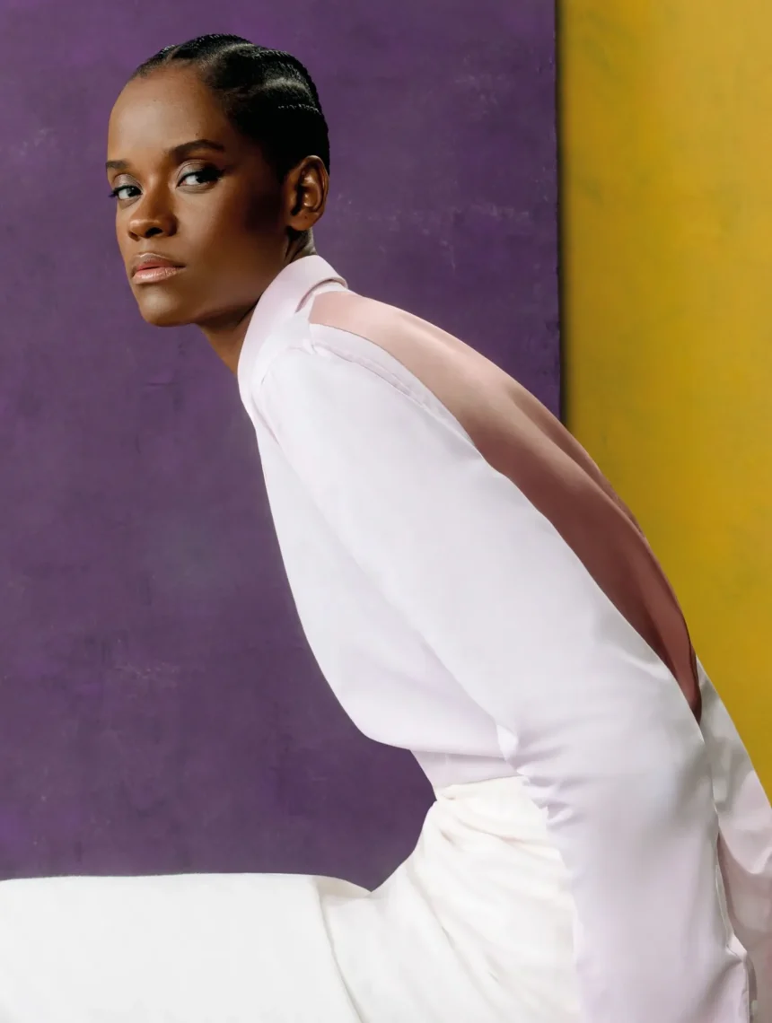 Letitia Wright covers Elle UK November 2024 by Christina Ebenezer