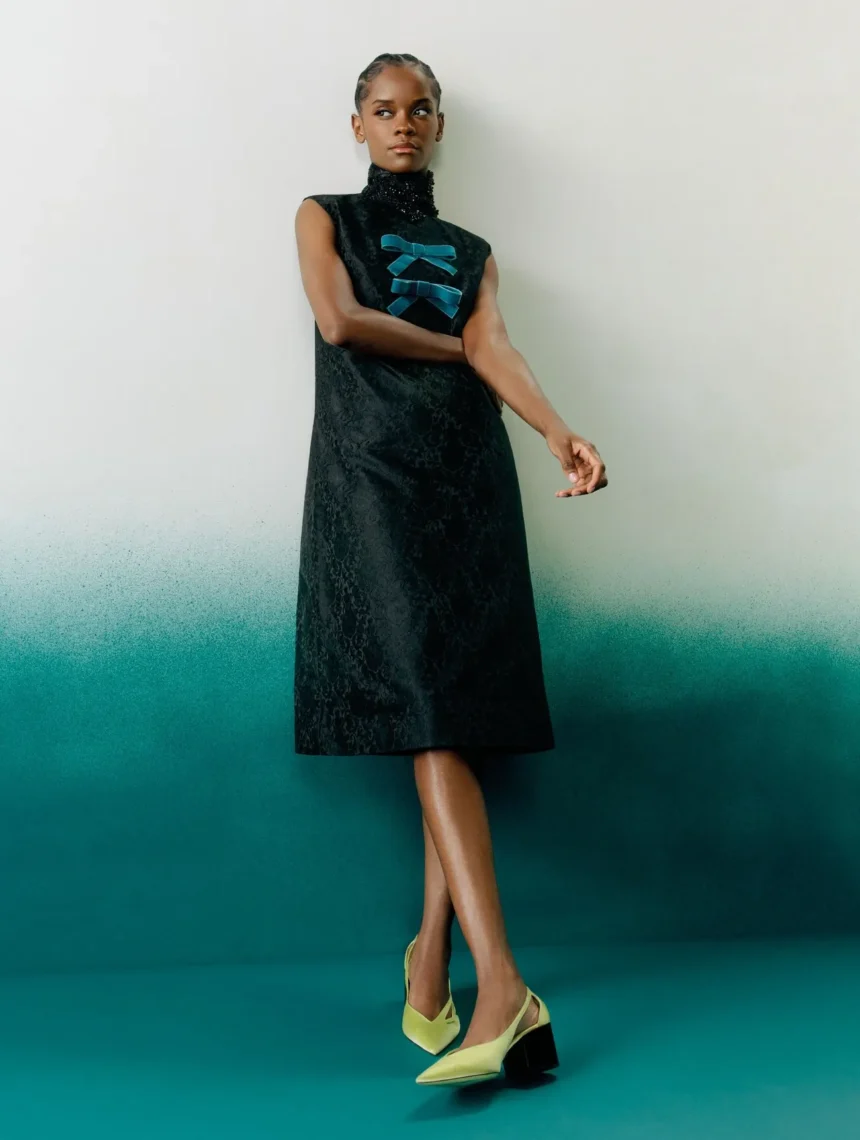 Letitia Wright covers Elle UK November 2024 by Christina Ebenezer