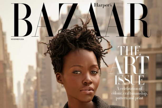 Lupita Nyong’o covers Harper’s Bazaar UK November 2024 by Alexi Lubomirski