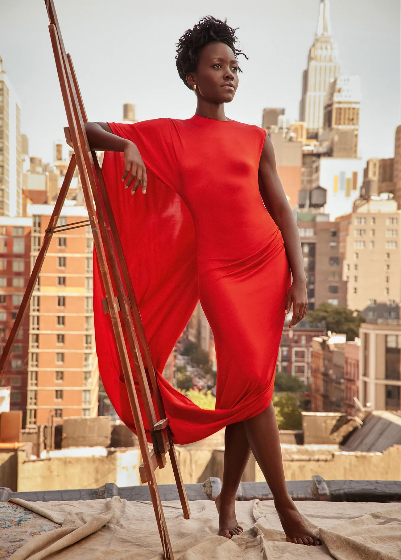 Lupita Nyong’o covers Harper’s Bazaar UK November 2024 by Alexi Lubomirski