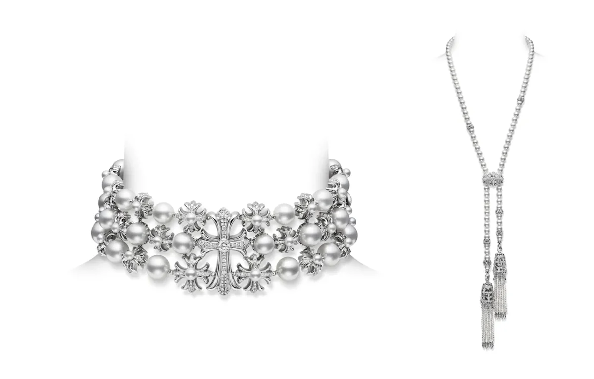 Mikimoto meets Chrome Hearts for jewelry collaboration