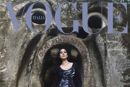 Monica Bellucci covers Vogue Italia October 2024 by Tim Burton