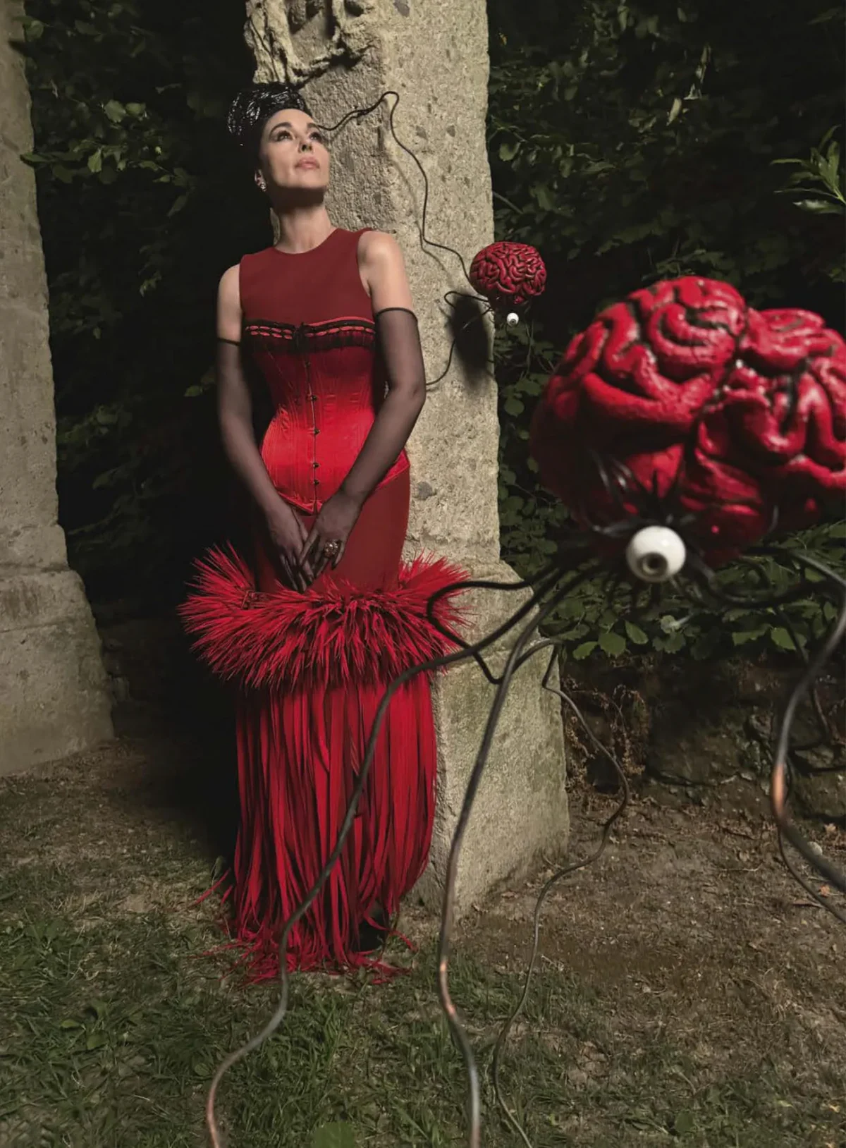 Monica Bellucci covers Vogue Italia October 2024 by Tim Burton