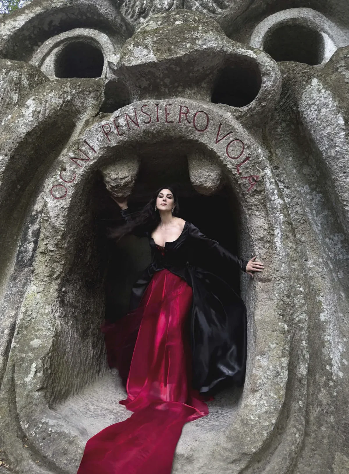 Monica Bellucci covers Vogue Italia October 2024 by Tim Burton