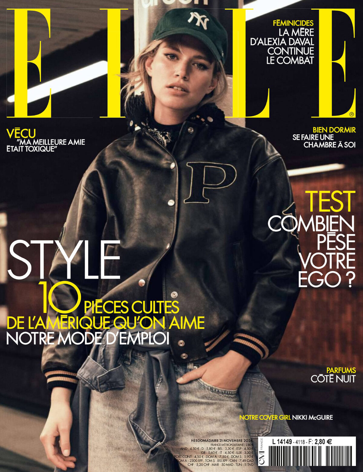 Nikki McGuire covers Elle France November 21st, 2024 by Sharif Hamza