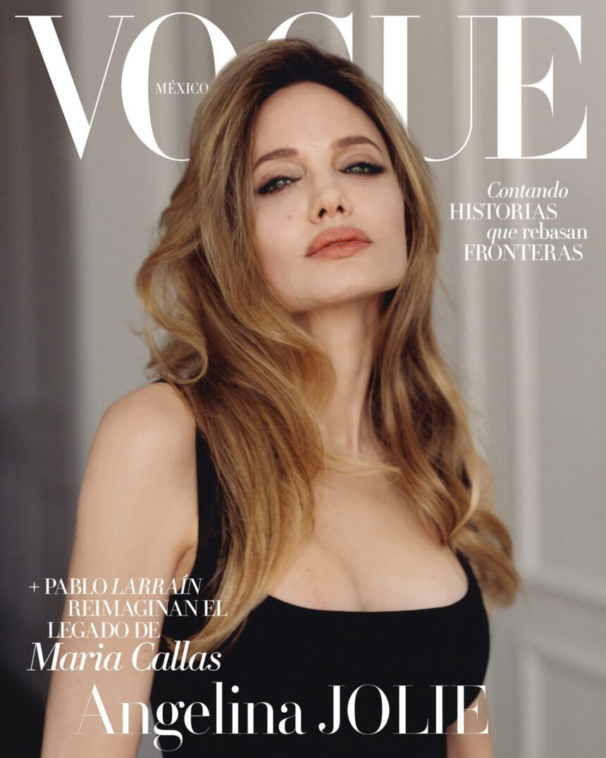 Angelina Jolie covers Vogue Mexico & Latin America December 2024 by Dan Martensen