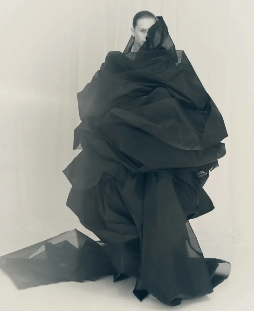 Anouk Smits by Ola Rindal for Harper’s Bazaar Italia December 2024