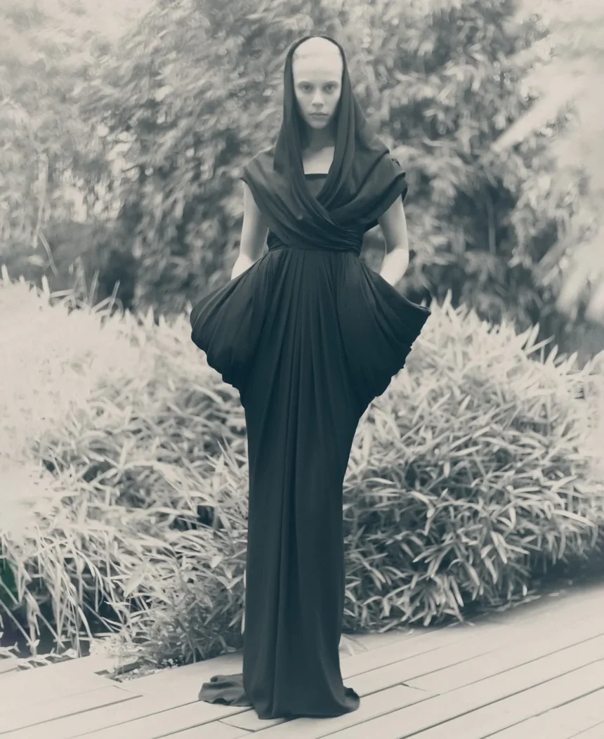 Anouk Smits by Ola Rindal for Harper’s Bazaar Italia December 2024