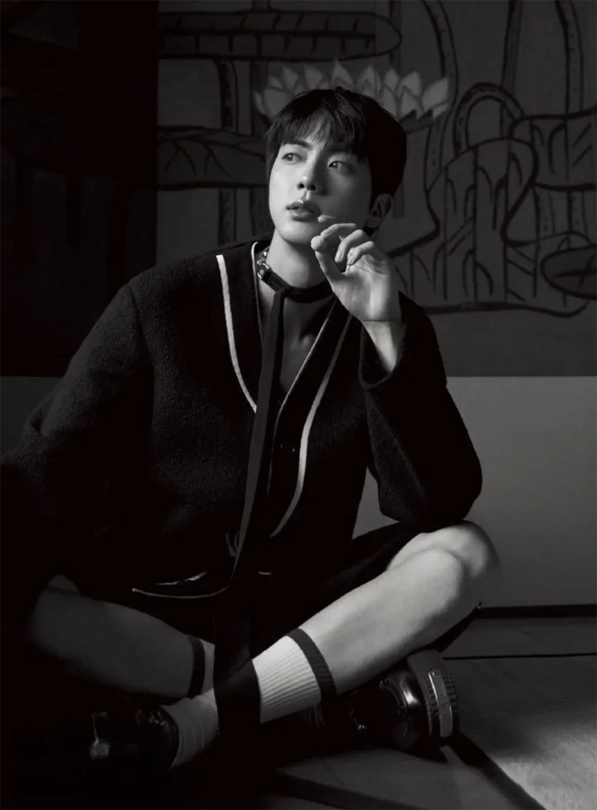 BTS’ Jin covers Vogue Japan December 2024 by Kim Hee June