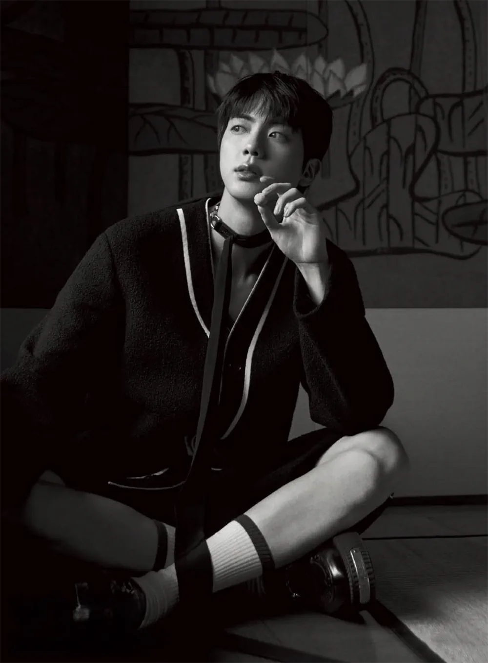 BTS’ Jin covers Vogue Japan December 2024 by Kim Hee June