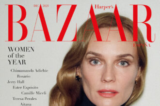 Diane Kruger covers Harper’s Bazaar Spain December 2024 by Pablo Saez