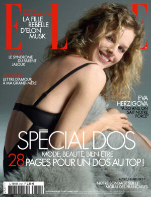 Eva Herzigova covers Elle France December 12th, 2024 by Sofia Sanchez & Mauro Mongiello