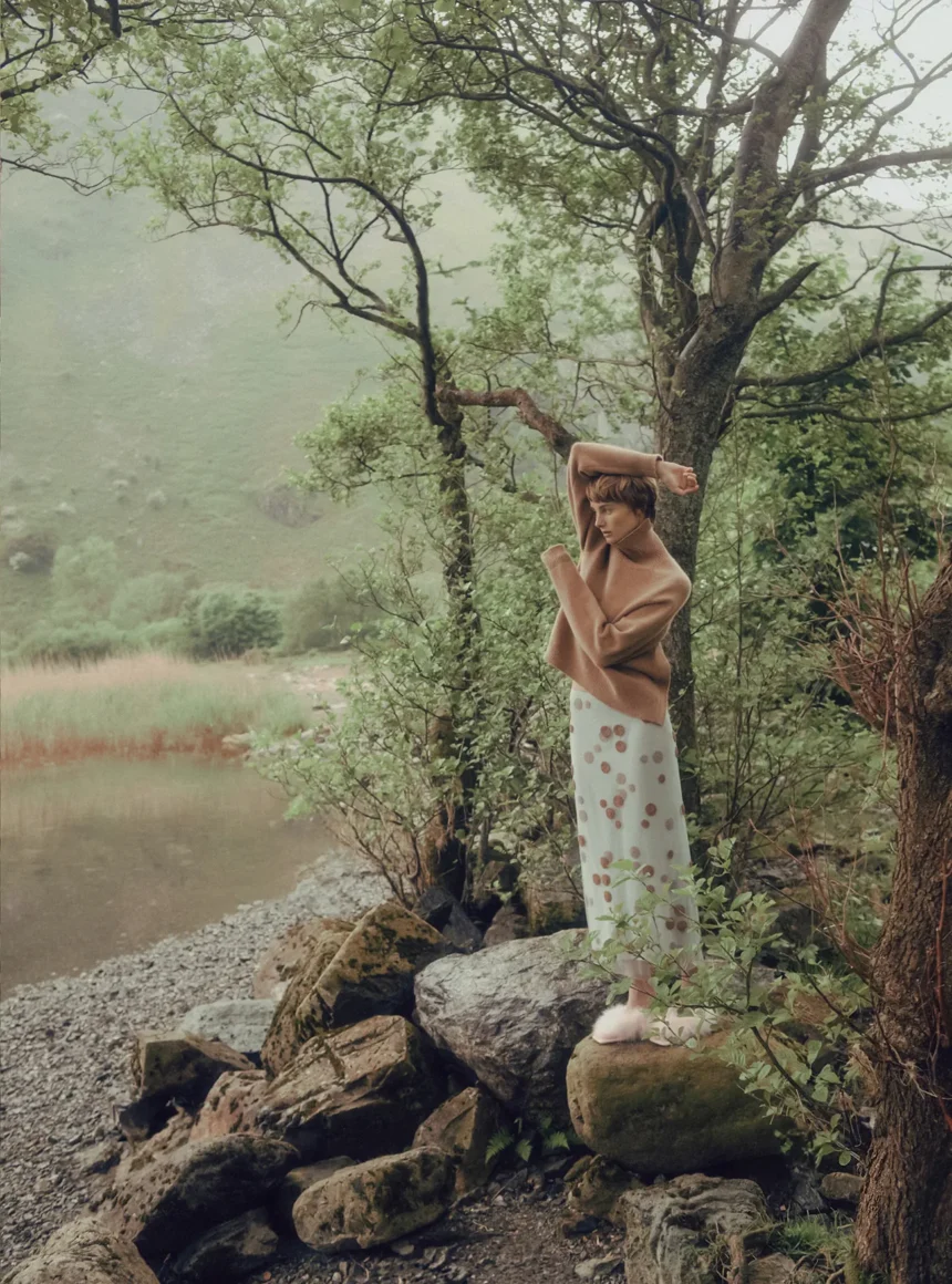 Katya Gray by Agata Pospieszynska for Harper’s Bazaar UK November 2024