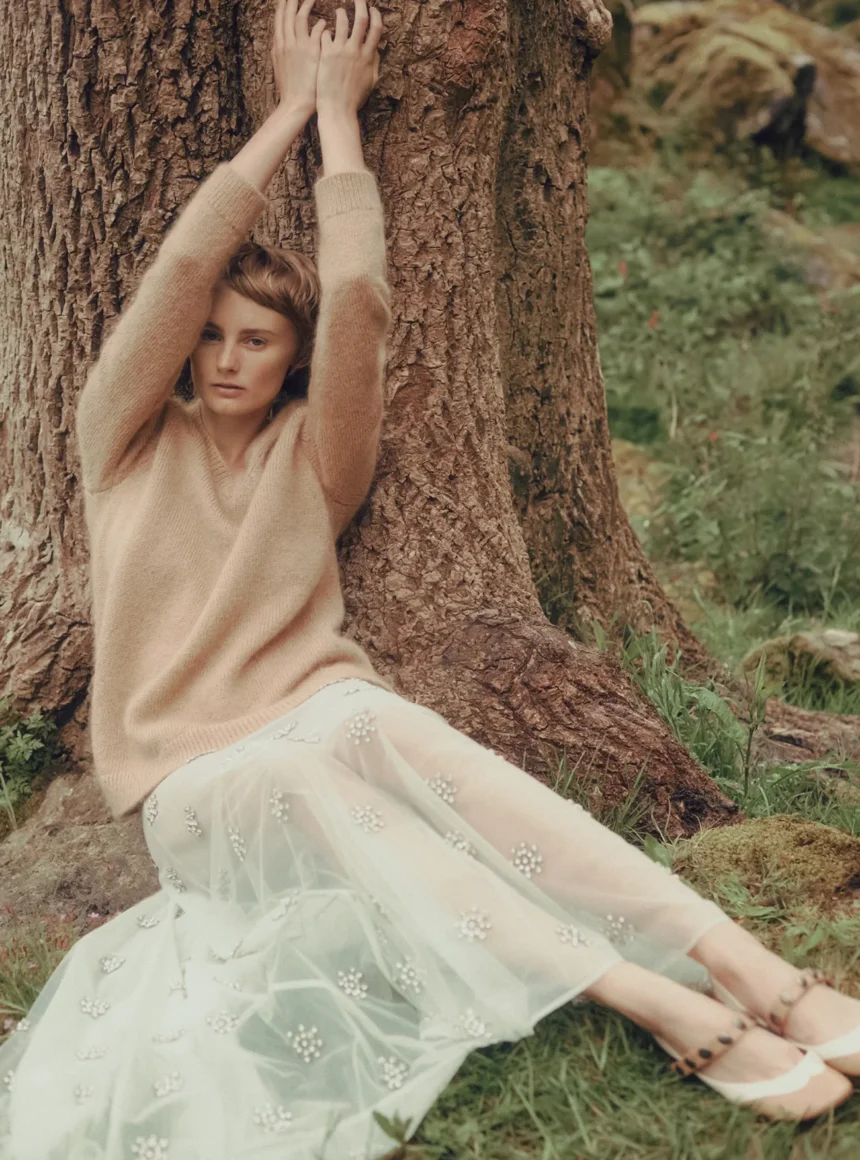 Katya Gray by Agata Pospieszynska for Harper’s Bazaar UK November 2024