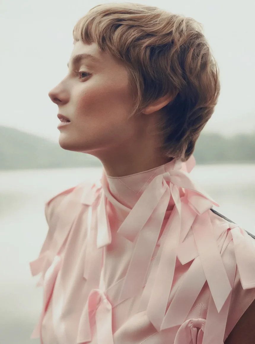 Katya Gray by Agata Pospieszynska for Harper’s Bazaar UK November 2024