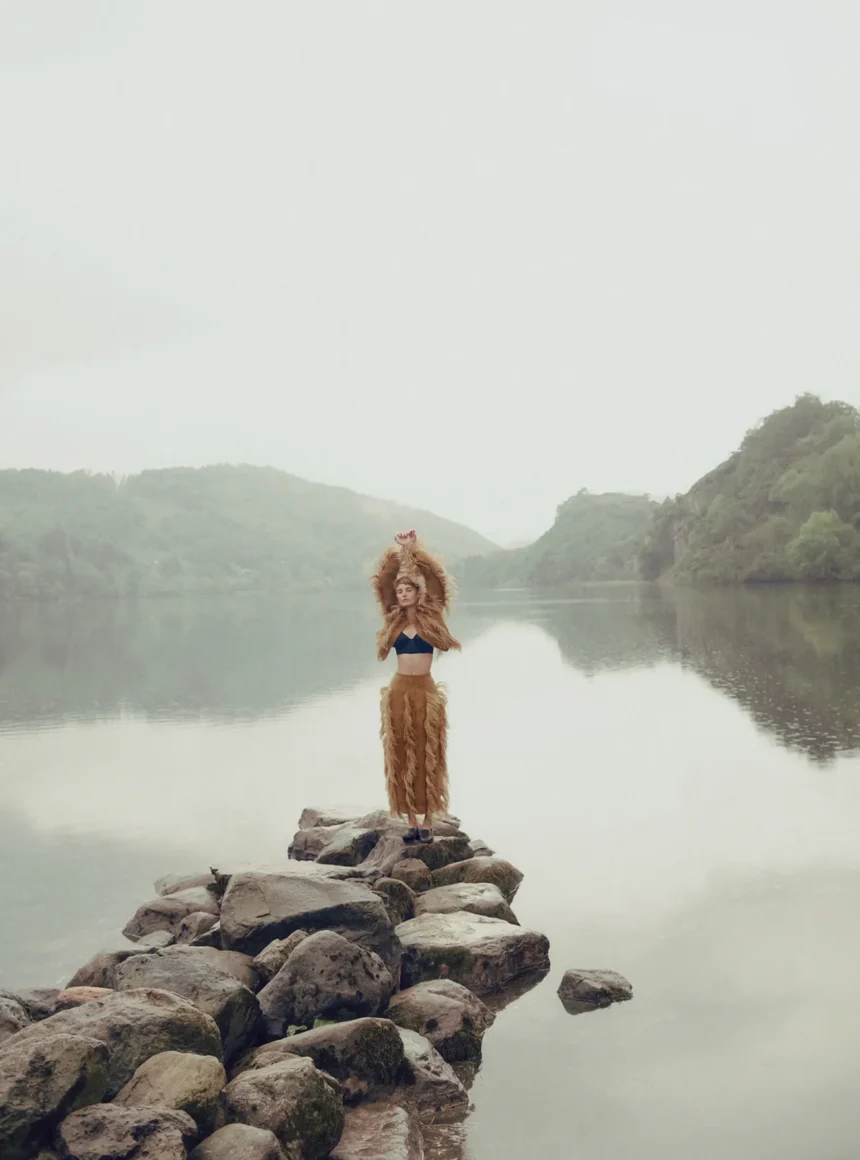 Katya Gray by Agata Pospieszynska for Harper’s Bazaar UK November 2024