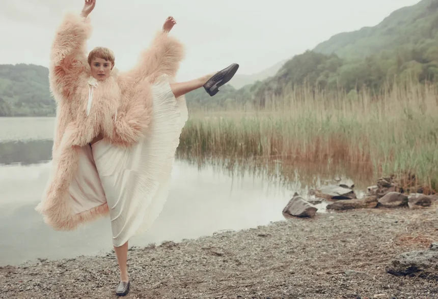 Katya Gray by Agata Pospieszynska for Harper’s Bazaar UK November 2024