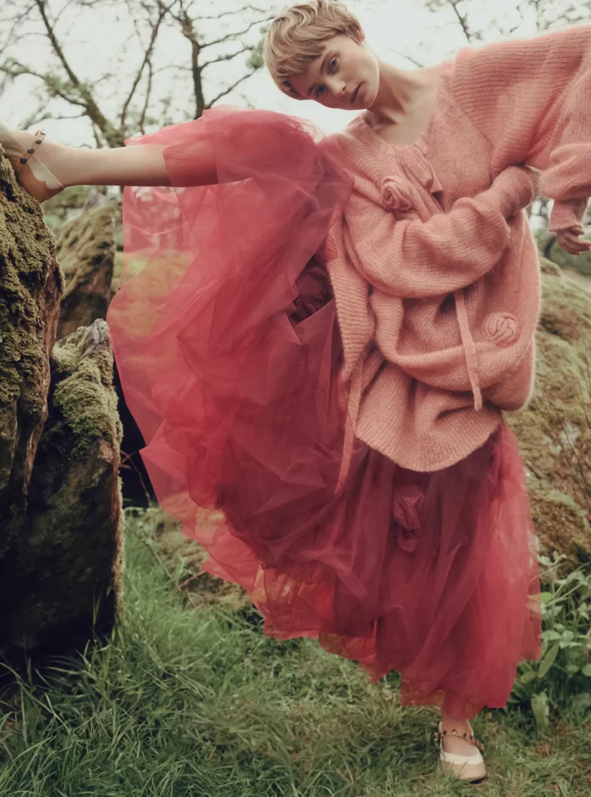 Katya Gray by Agata Pospieszynska for Harper’s Bazaar UK November 2024