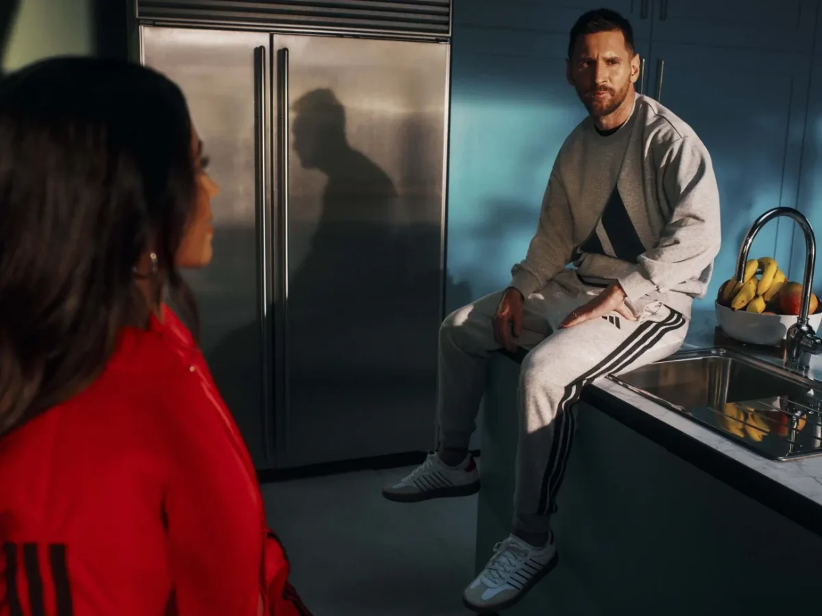 Lionel Messi and Antonela Roccuzzo debut adidas Essentials collection celebrating family comfort