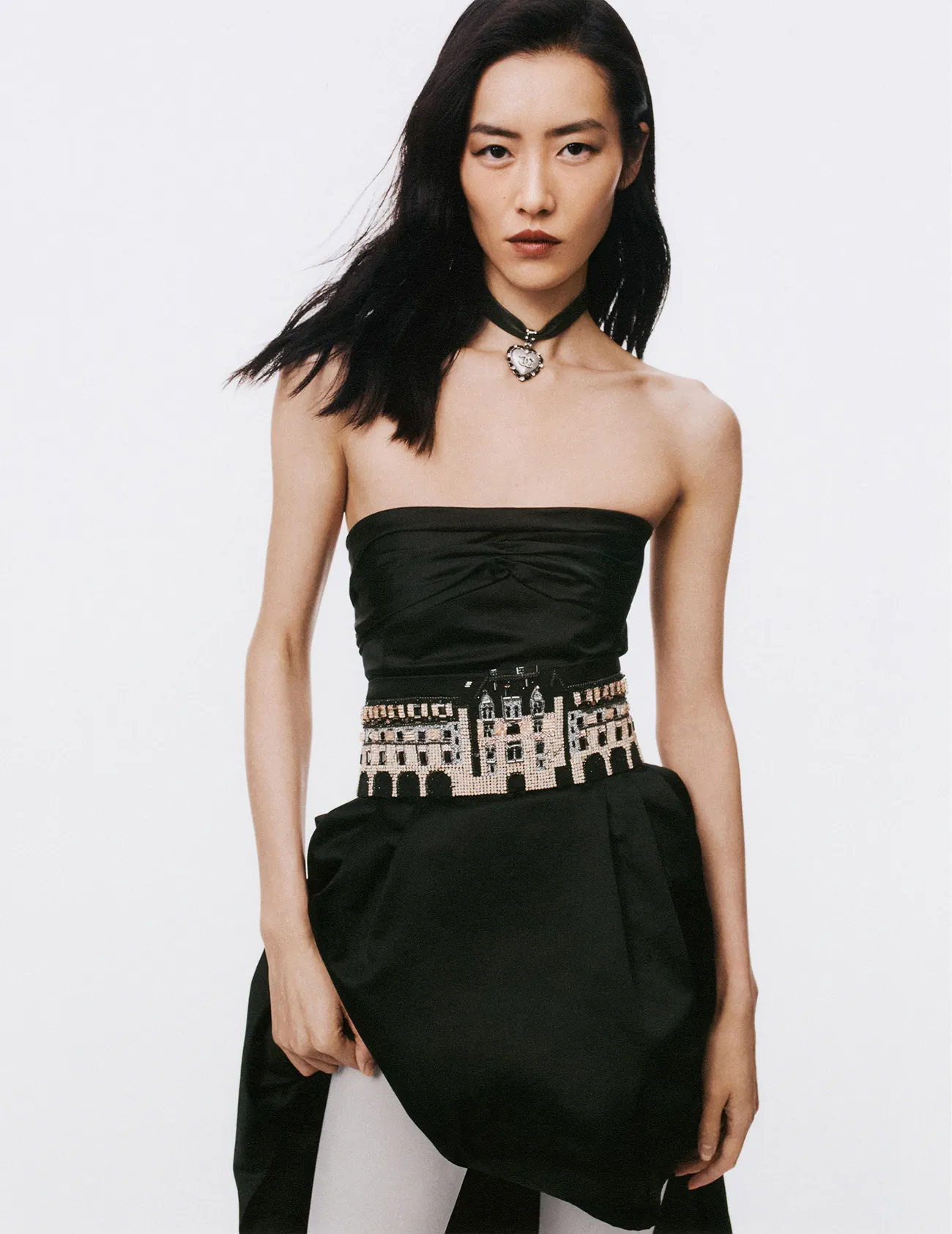 Liu Wen in Chanel Métiers d’Art on W Magazine China "The Artisan Issue" by Louise & Maria Thornfeldt