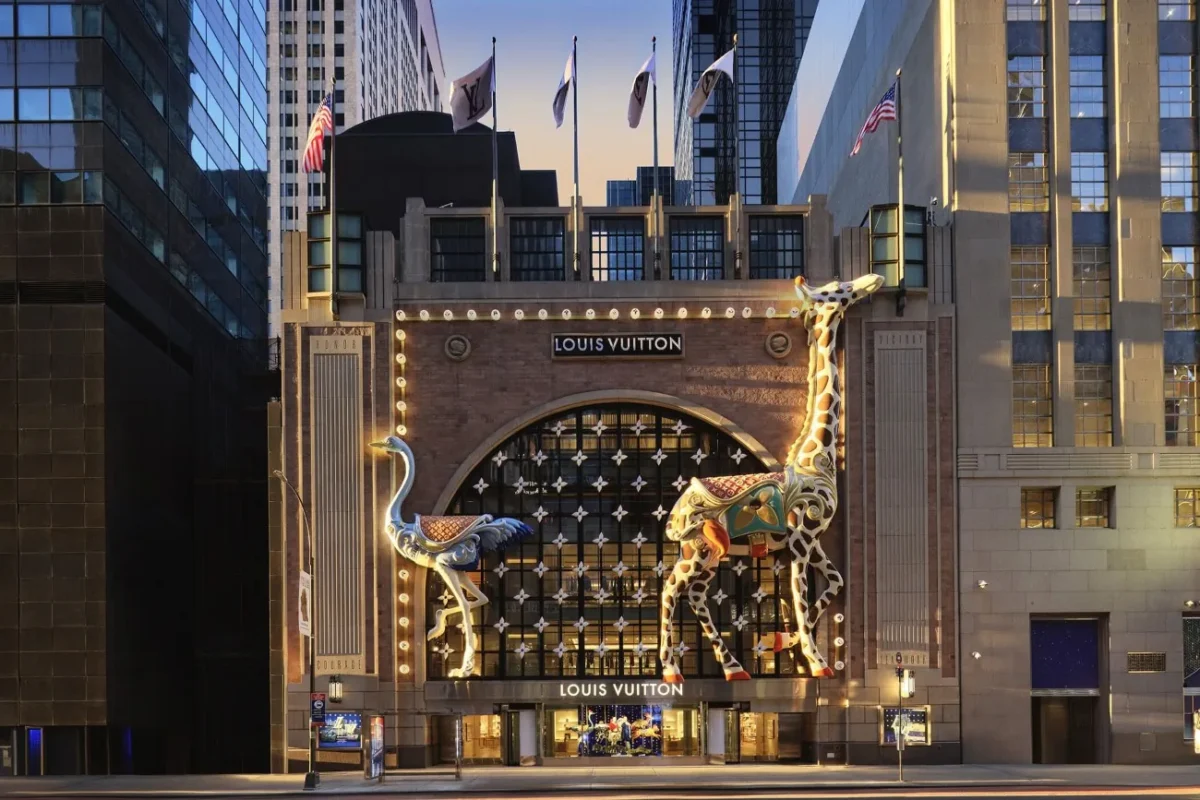 Louis Vuitton's dreamy Holiday 2024 campaign with magical carousel