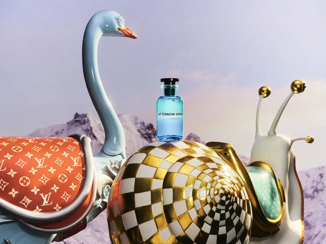 Louis Vuitton's dreamy Holiday 2024 campaign with magical carousel