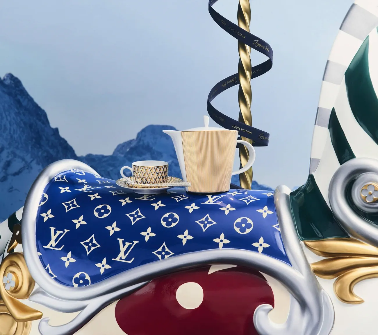 Louis Vuitton's dreamy Holiday 2024 campaign with magical carousel