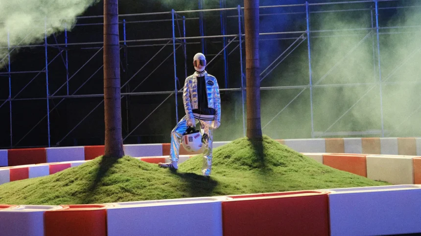 Moncler joins Palm Angels for a retro racing collection