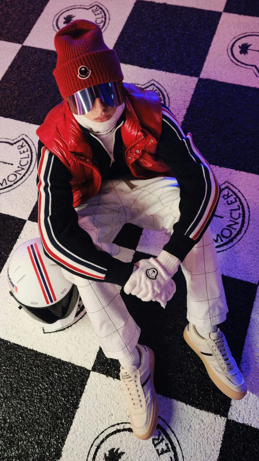 Moncler joins Palm Angels for a retro racing collection