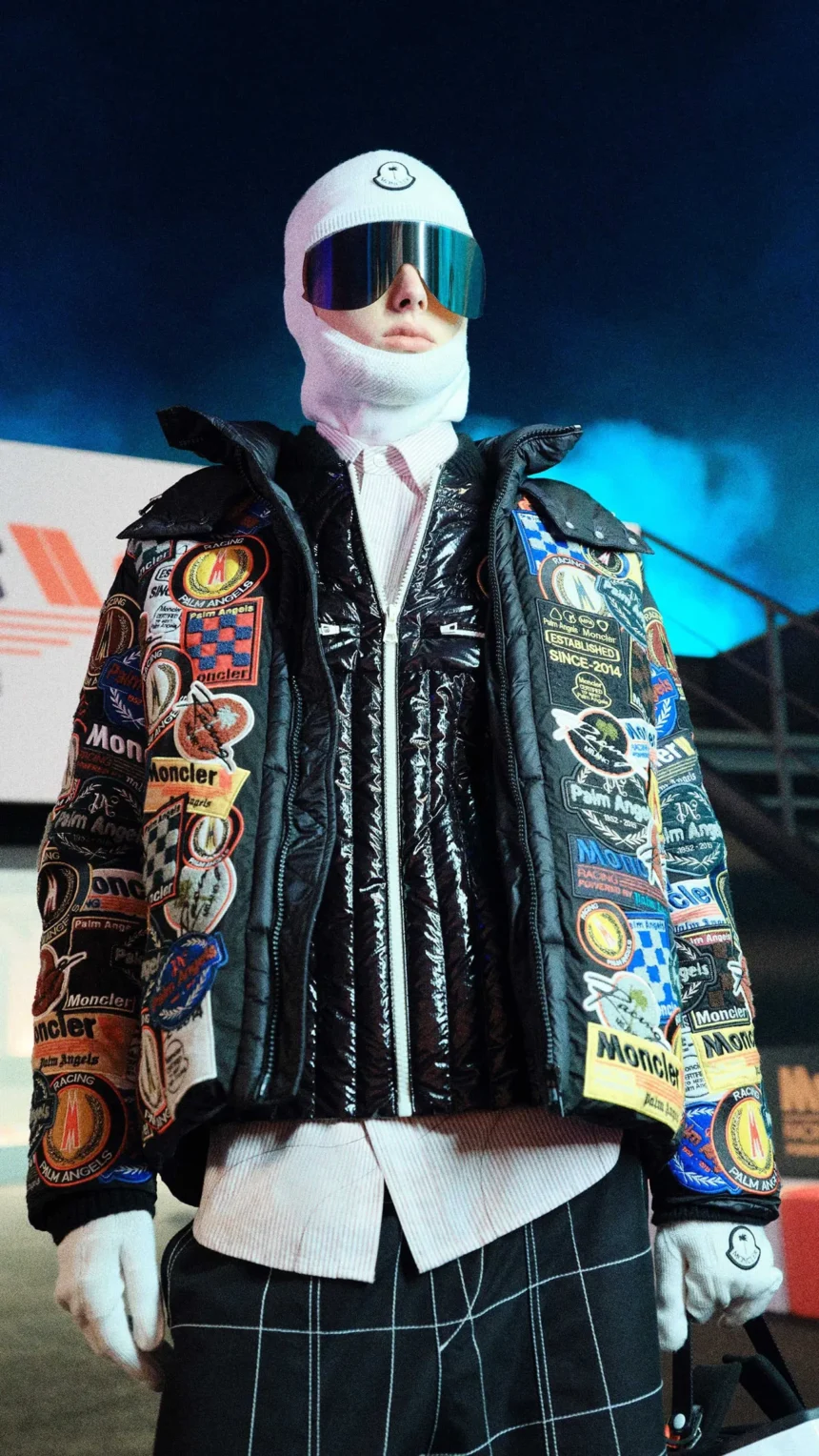 Moncler joins Palm Angels for a retro racing collection