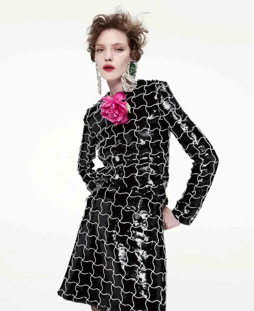 Penelope Ternes covers Harper’s Bazaar Italia December 2024 by Willy Vanderperre