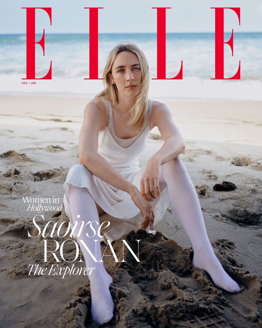 Saoirse Ronan covers Elle US December 2024/January 2025 by Felix Cooper