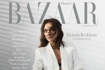 Victoria Beckham covers Harper’s Bazaar UK December 2024/January 2025 by Boo George