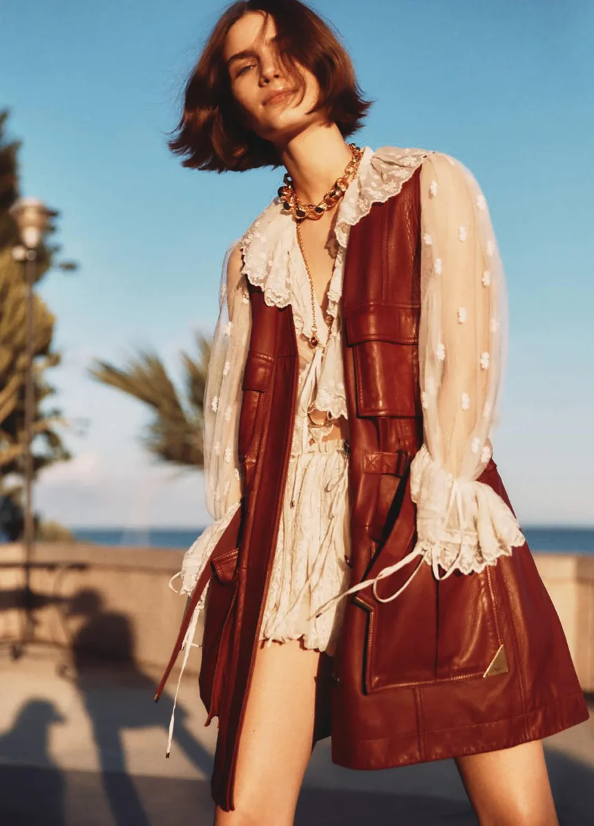 Ana Milojevic covers Elle Italia January 30th, 2025 by Adriano Russo