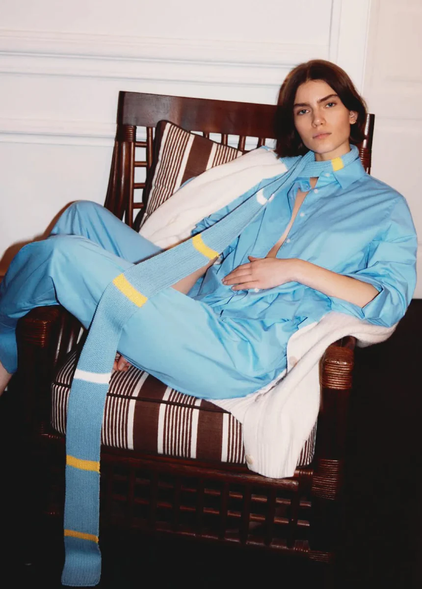 Ana Milojevic covers Elle Italia January 30th, 2025 by Adriano Russo