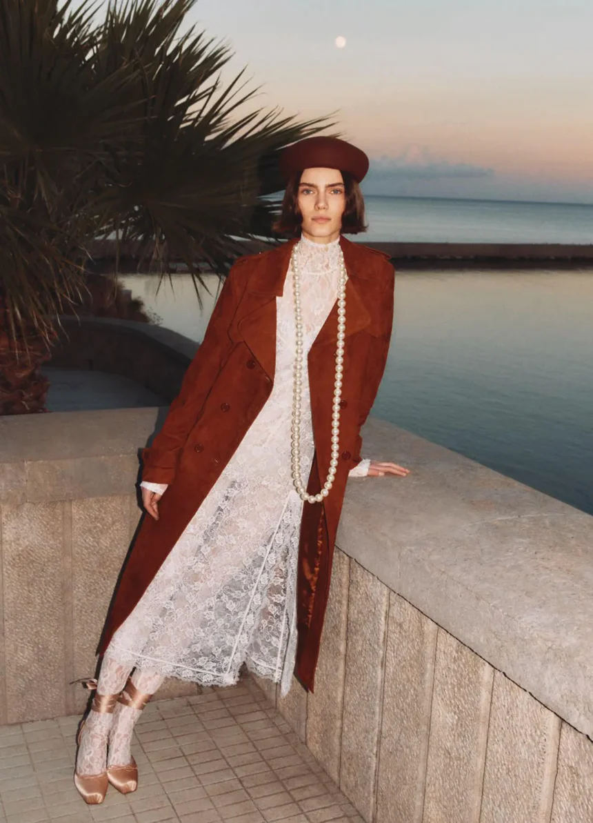 Ana Milojevic covers Elle Italia January 30th, 2025 by Adriano Russo