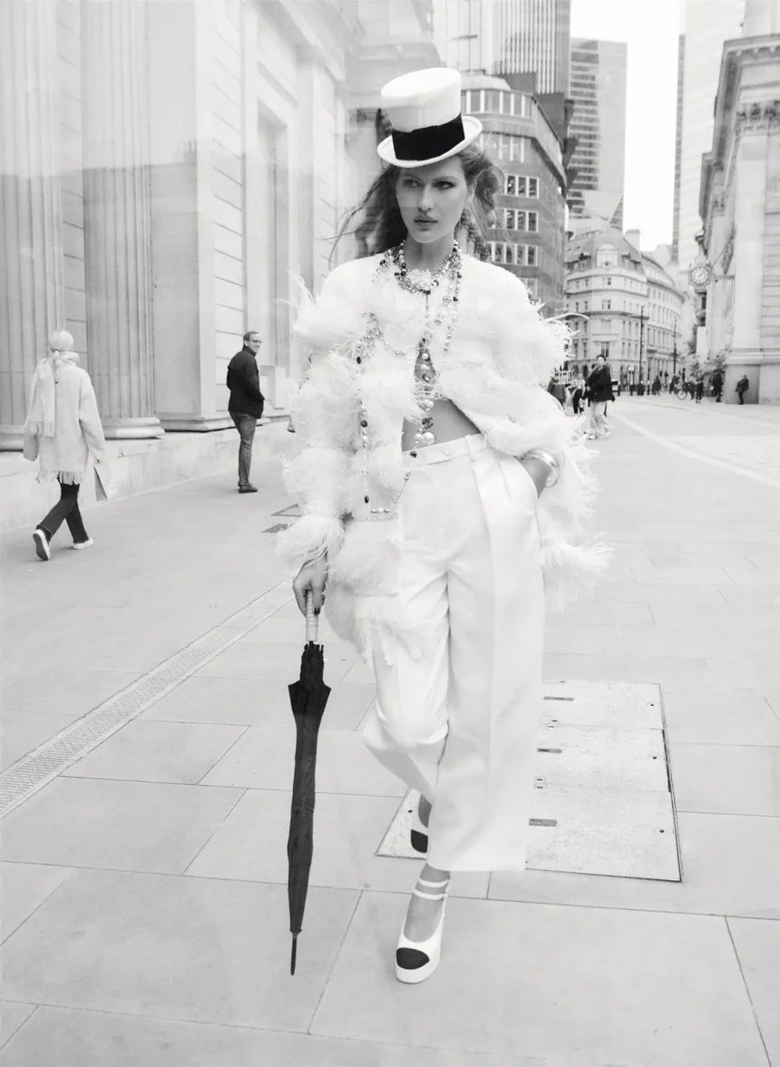 Angelina Kendall covers British Vogue January 2025 by Mikael Jansson