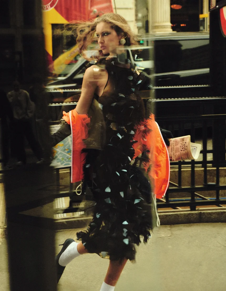 Angelina Kendall covers British Vogue January 2025 by Mikael Jansson