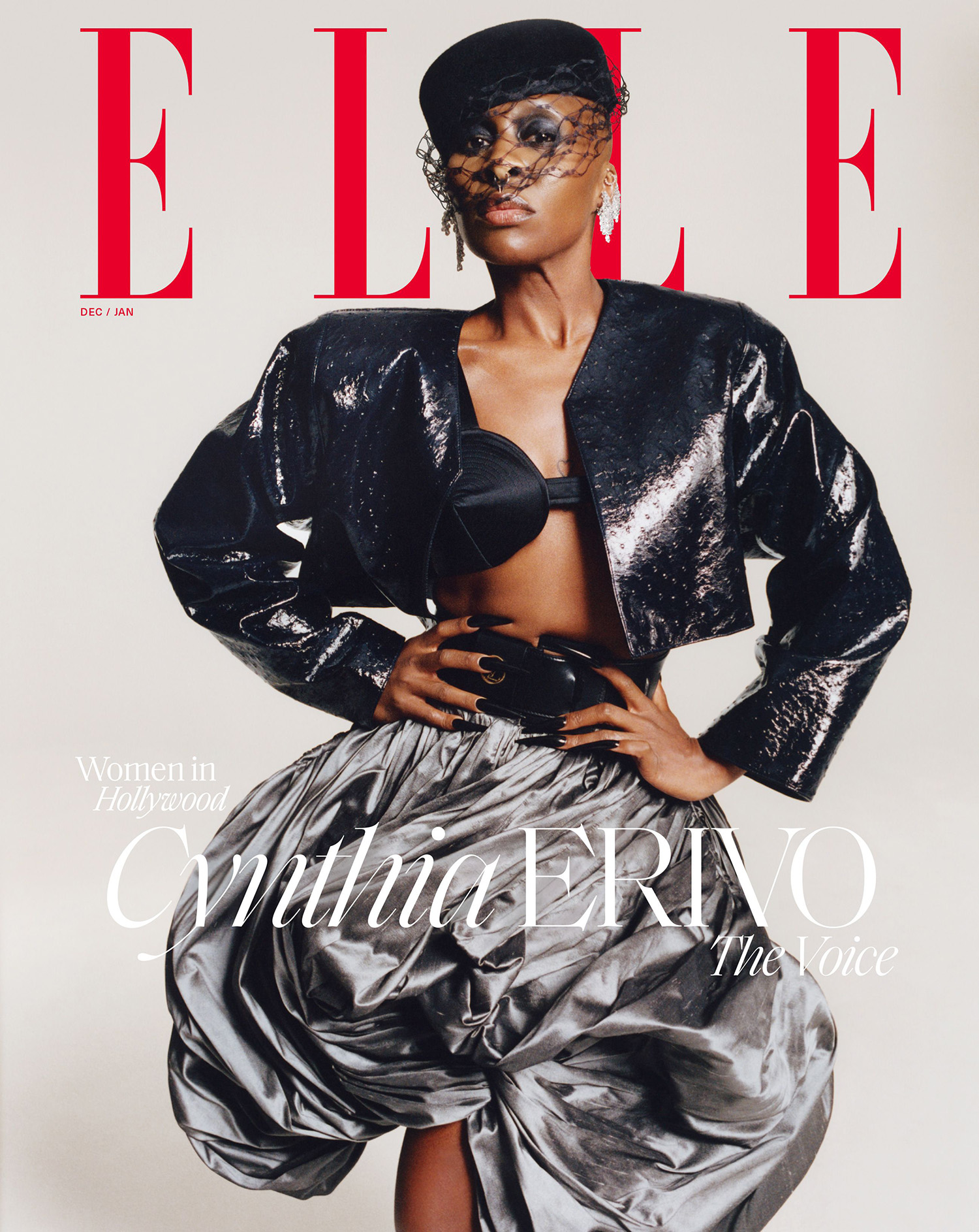 Cynthia Erivo covers Elle US December 2024/January 2025 by Felix Cooper