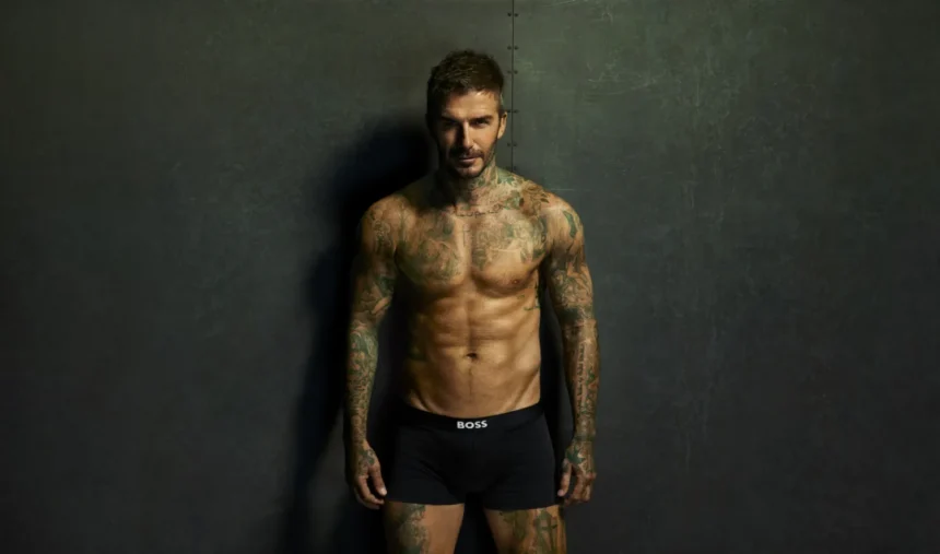 David Beckham returns to underwear modeling with BOSS ONE Bodywear campaign