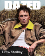 Drew Starkey covers Dazed Magazine Winter 2024 by Aidan Zamiri