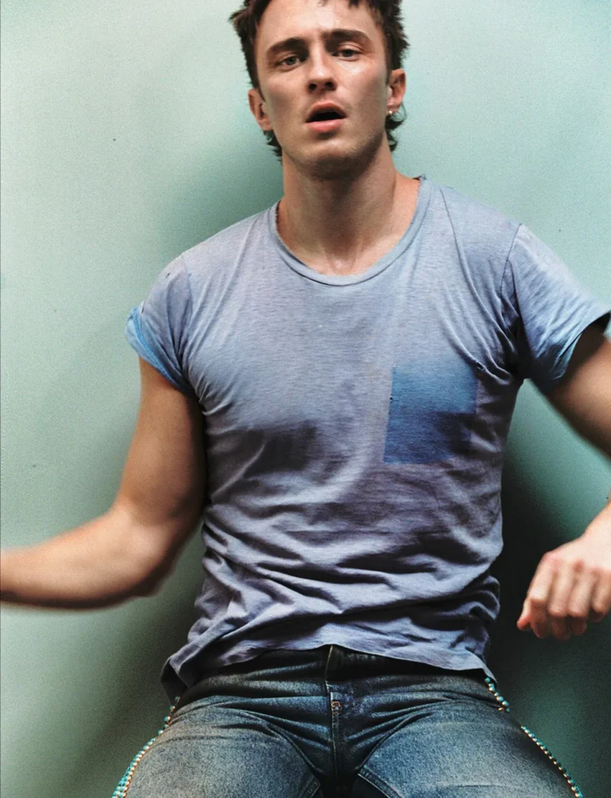 Drew Starkey covers Dazed Magazine Winter 2024 by Aidan Zamiri