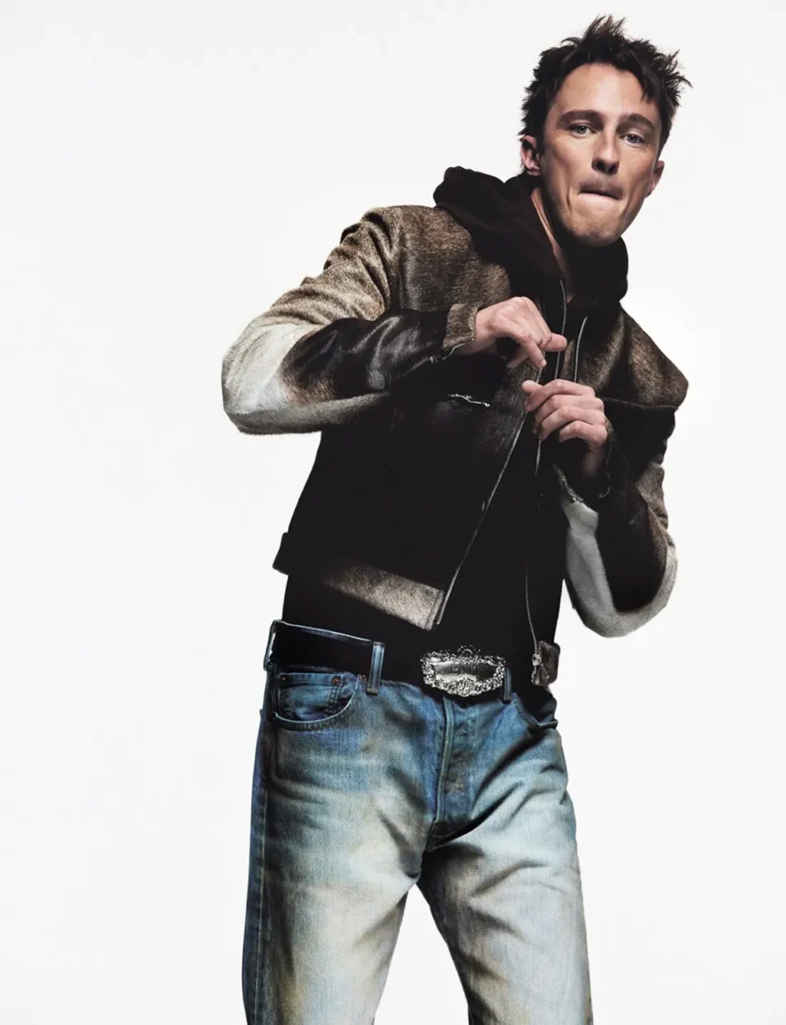 Drew Starkey covers Dazed Magazine Winter 2024 by Aidan Zamiri