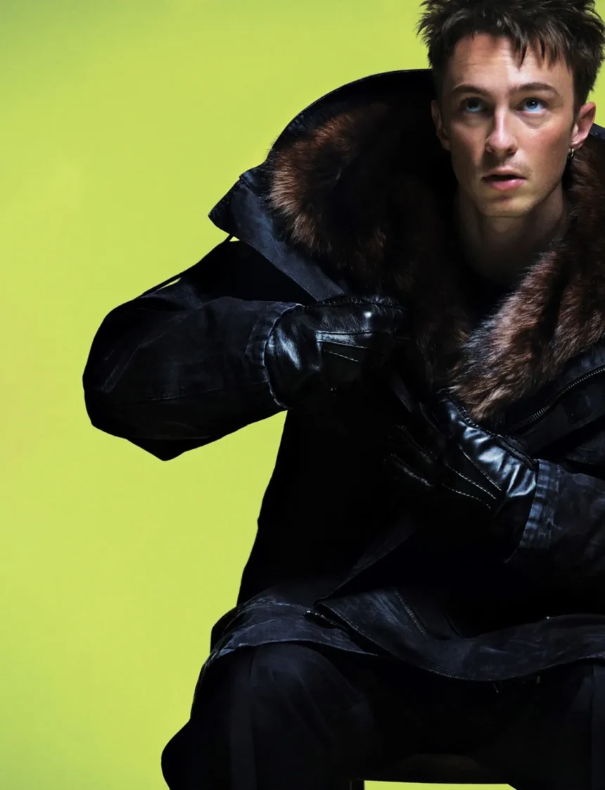 Drew Starkey covers Dazed Magazine Winter 2024 by Aidan Zamiri