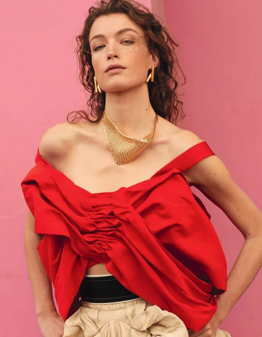 Hazel Reynolds by Marilou Daubé for Madame Figaro January 17th, 2025